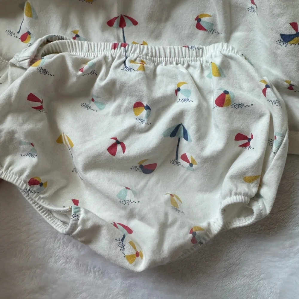 Perfect beach Dress with bloomers - cotton
